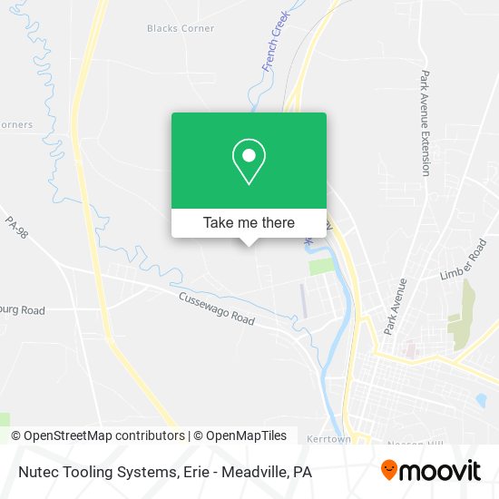 Nutec Tooling Systems map