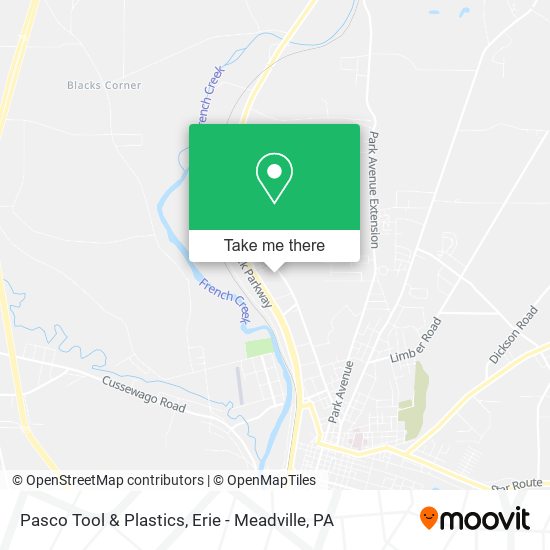 Mapa de Pasco Tool & Plastics