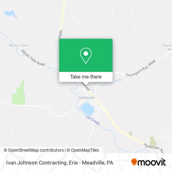 Ivan Johnson Contracting map