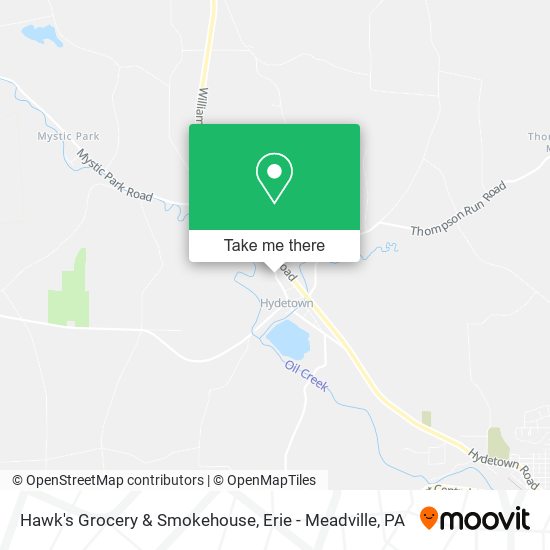 Hawk's Grocery & Smokehouse map