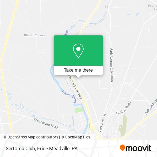 Sertoma Club map