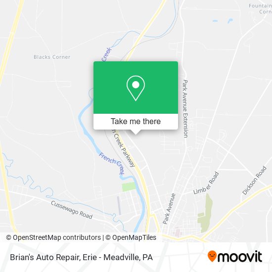 Mapa de Brian's Auto Repair