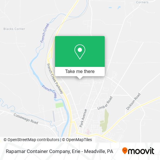 Rapamar Container Company map