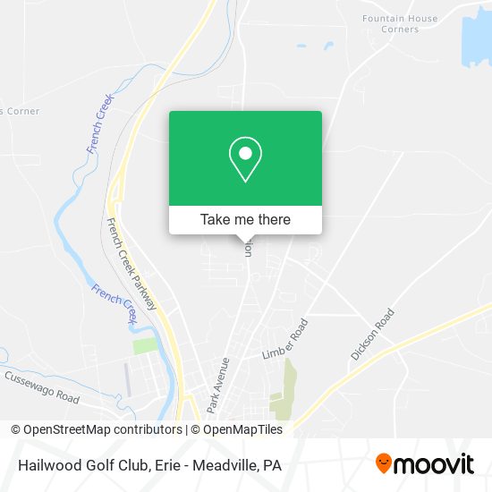 Hailwood Golf Club map