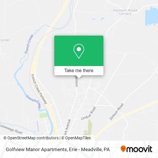 Mapa de Golfview Manor Apartments