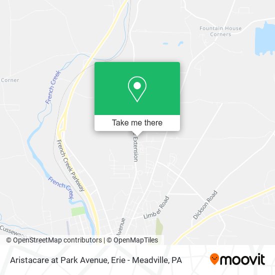 Mapa de Aristacare at Park Avenue