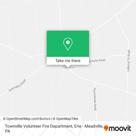 Mapa de Townville Volunteer Fire Department