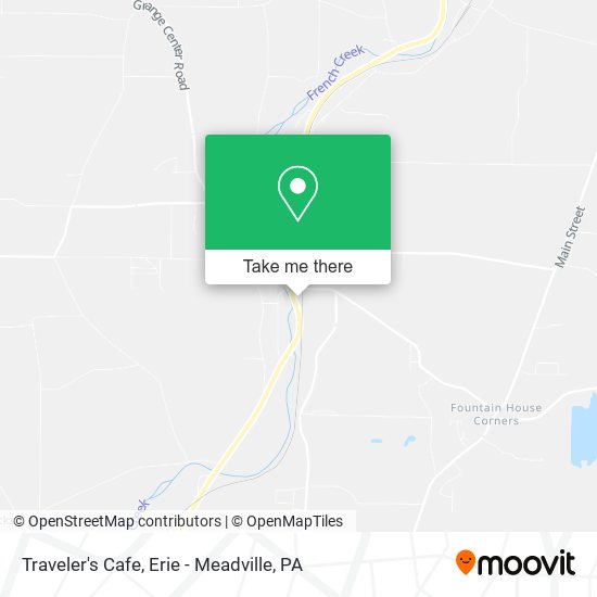 Traveler's Cafe map