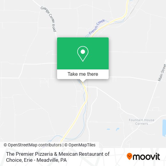The Premier Pizzeria & Mexican Restaurant of Choice map