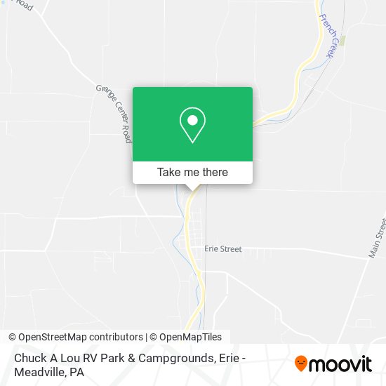 Mapa de Chuck A Lou RV Park & Campgrounds