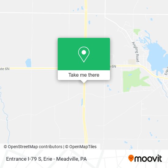 Mapa de Entrance I-79 S