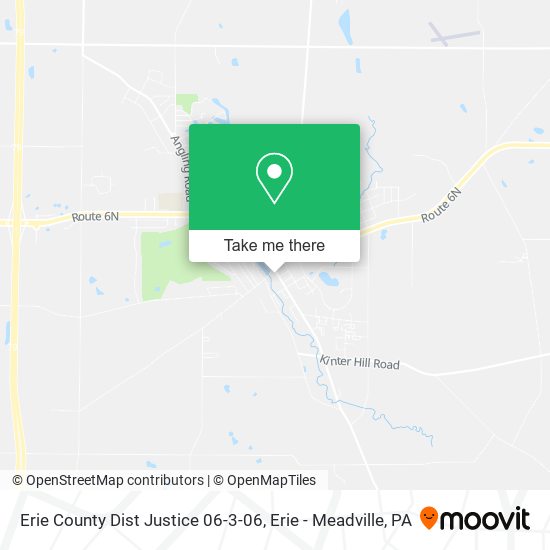 Erie County Dist Justice 06-3-06 map
