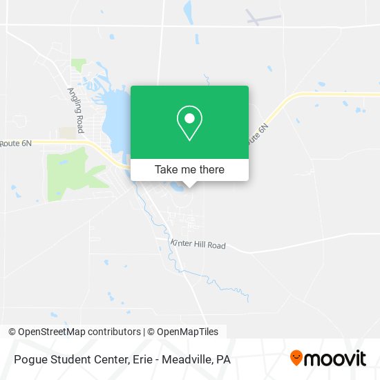 Pogue Student Center map