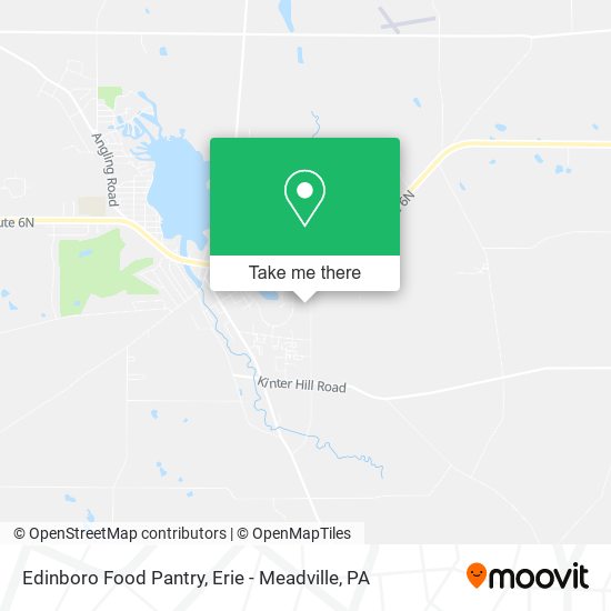 Mapa de Edinboro Food Pantry