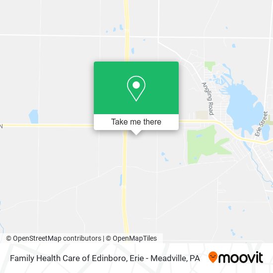 Mapa de Family Health Care of Edinboro