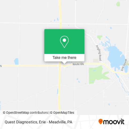 Quest Diagnostics map