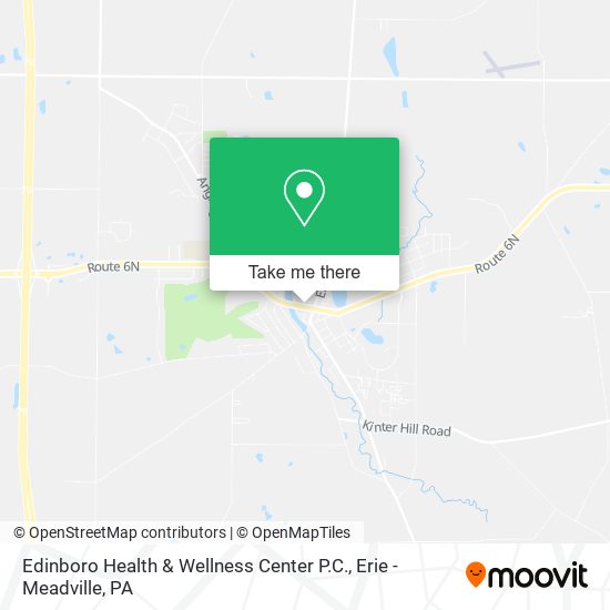 Edinboro Health & Wellness Center P.C. map