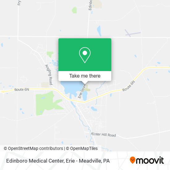Mapa de Edinboro Medical Center