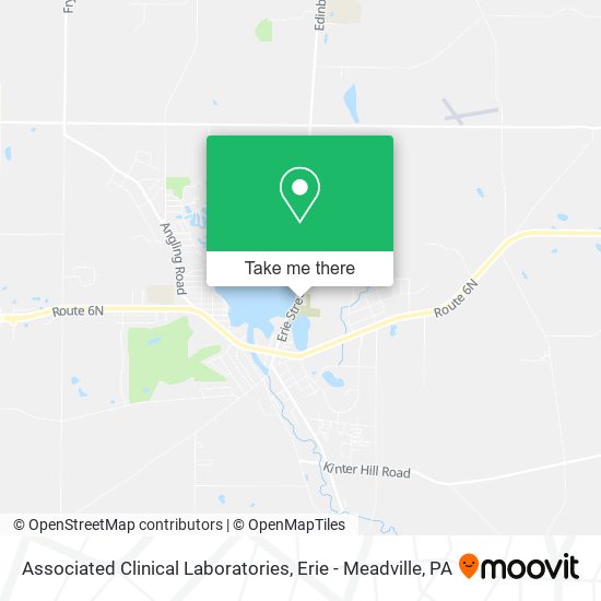 Associated Clinical Laboratories map