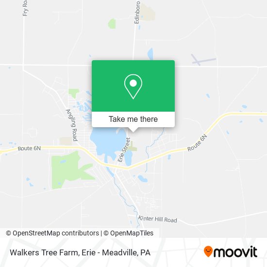 Mapa de Walkers Tree Farm