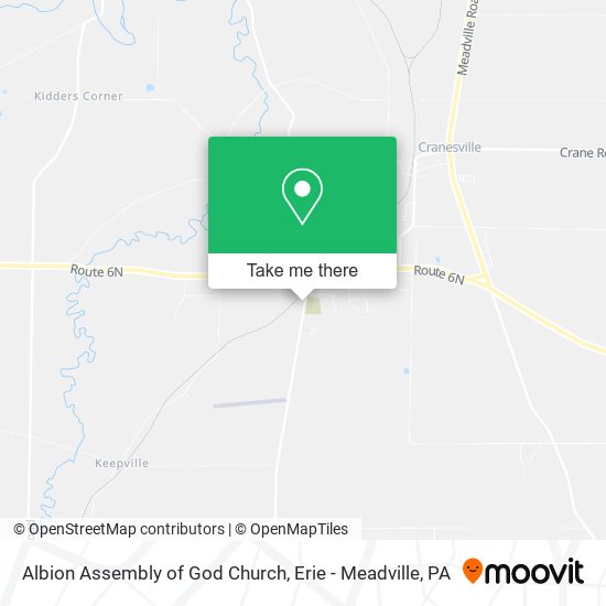 Mapa de Albion Assembly of God Church