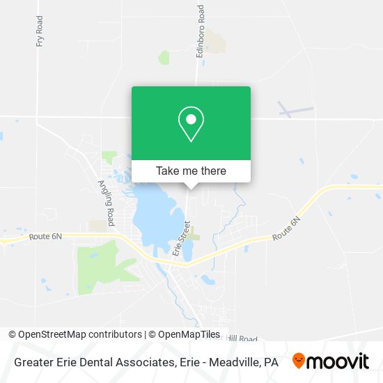 Mapa de Greater Erie Dental Associates
