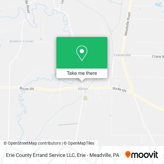 Erie County Errand Service LLC map
