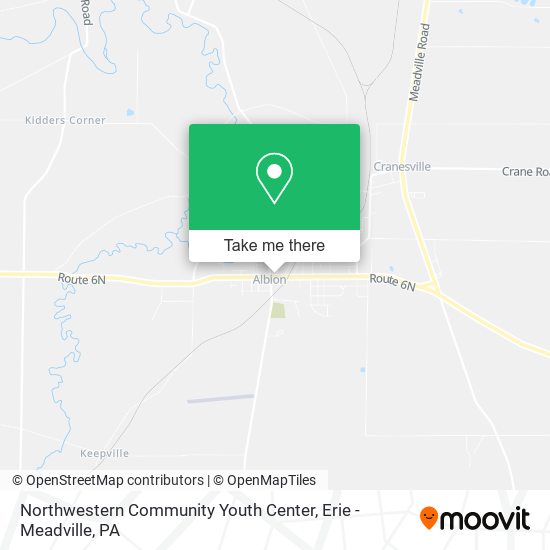 Northwestern Community Youth Center map