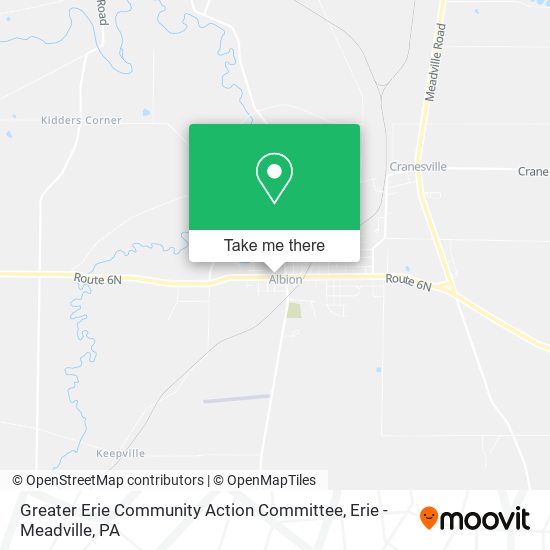Mapa de Greater Erie Community Action Committee