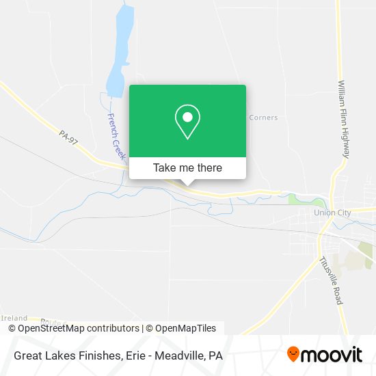 Mapa de Great Lakes Finishes