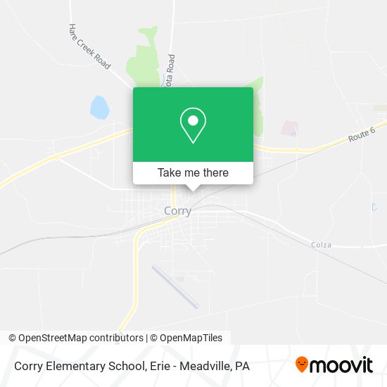 Corry Elementary School map