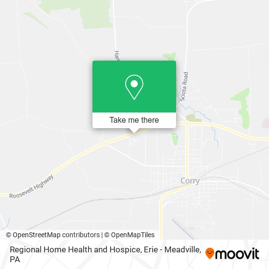 Regional Home Health and Hospice map