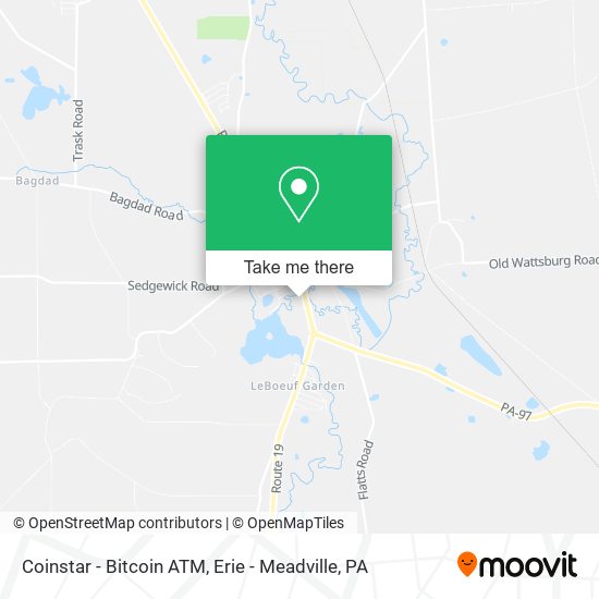 Coinstar - Bitcoin ATM map