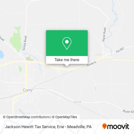 Jackson Hewitt Tax Service map