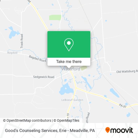 Good's Counseling Services map