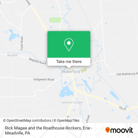 Rick Magee and the Roadhouse Rockers map