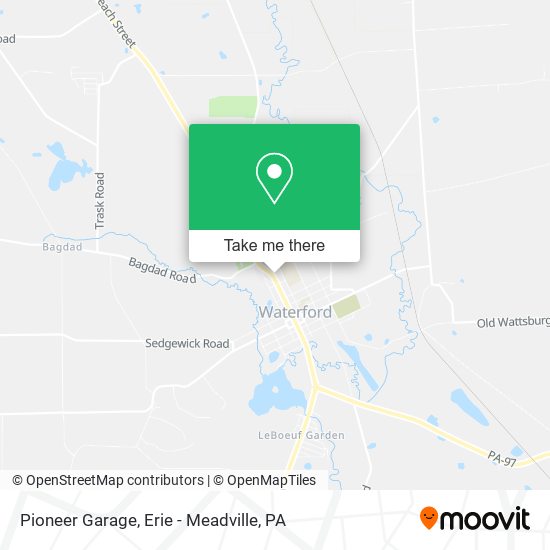 Mapa de Pioneer Garage