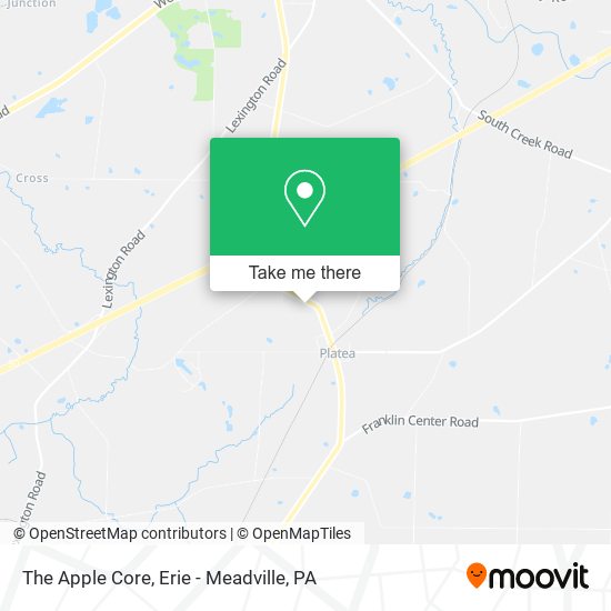 The Apple Core map