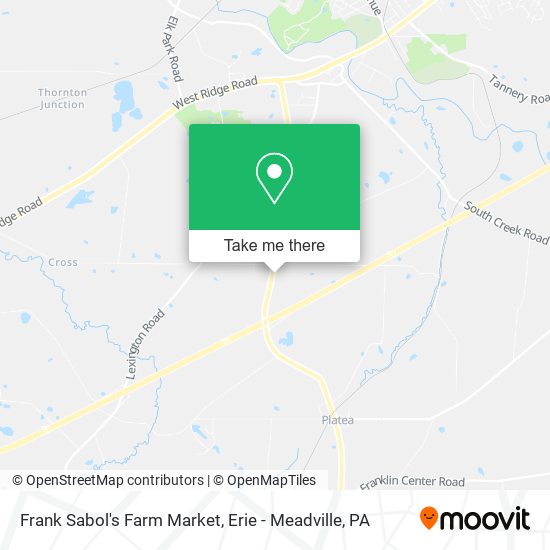 Mapa de Frank Sabol's Farm Market