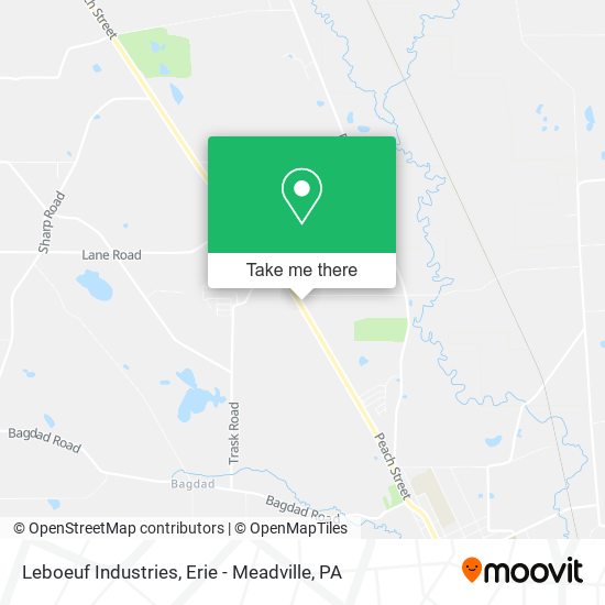 Leboeuf Industries map