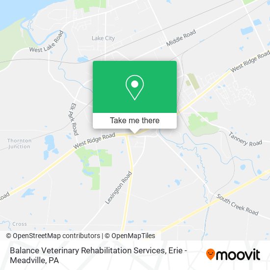 Balance Veterinary Rehabilitation Services map