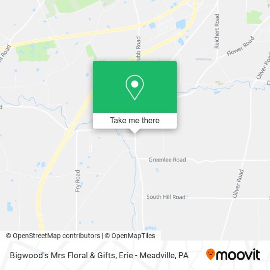 Bigwood's Mrs Floral & Gifts map