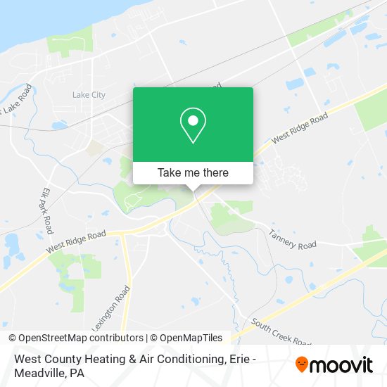 West County Heating & Air Conditioning map