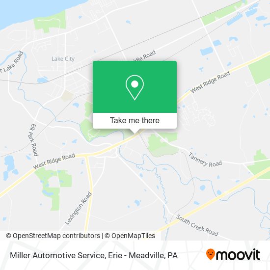 Miller Automotive Service map