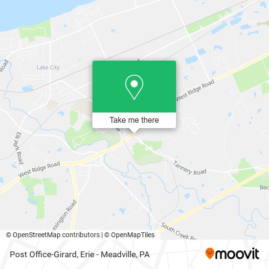 Mapa de Post Office-Girard