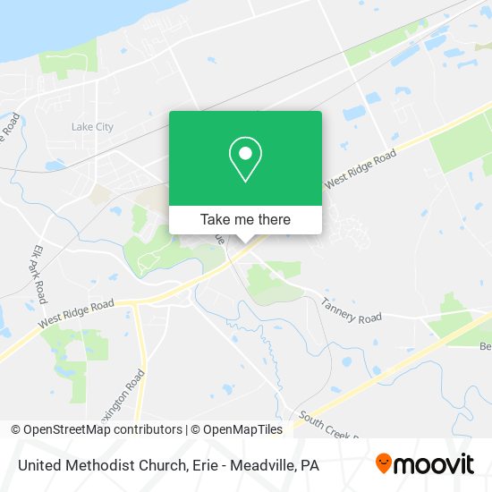 Mapa de United Methodist Church