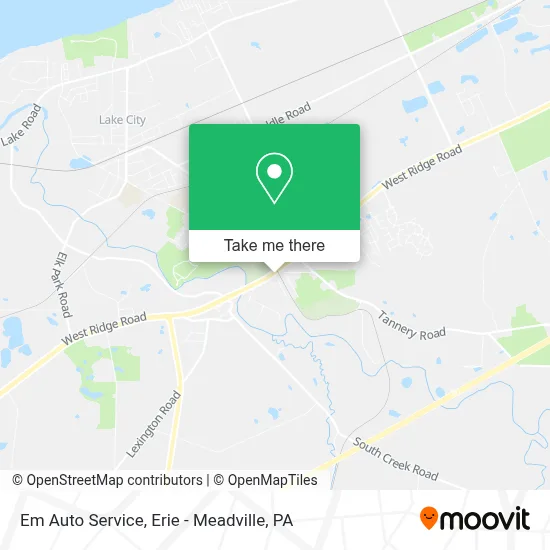 Em Auto Service map
