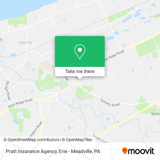 Mapa de Pratt Insurance Agency