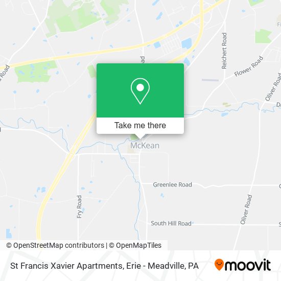 St Francis Xavier Apartments map