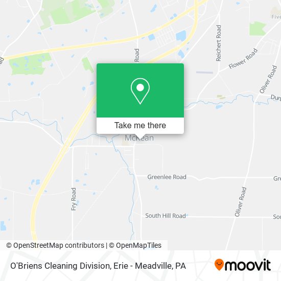 Mapa de O'Briens Cleaning Division